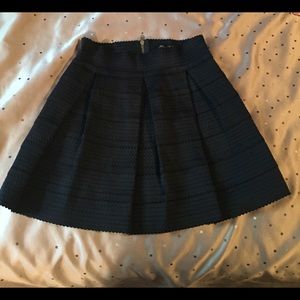 Honey Punch blue pleated skirt